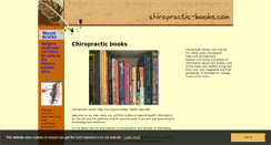 Desktop Screenshot of chiropractic-books.com