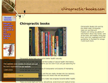 Tablet Screenshot of chiropractic-books.com